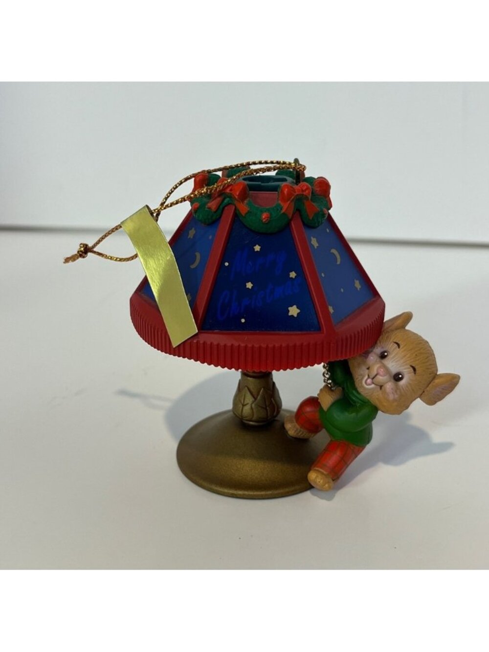 House Of Lloyd Lamp Lighter Mouse Cover, Christmas Tree Ornament 1996 90s VTG
